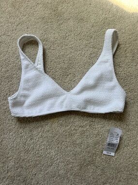 PacSun L.A. Hearts Crinkle White Bralette Bikini Swim Top NWT size Small